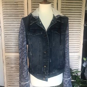 FREE PEOPLE: Jean jacket: Sz m